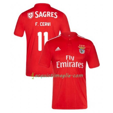 Divisa di Calcio Benfica Franco Cervi 11 Prima 2018/2019